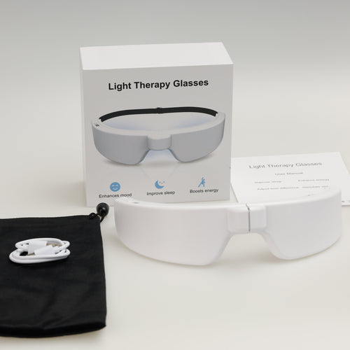 Simpliva lichttherapiebril opladen via USB-C